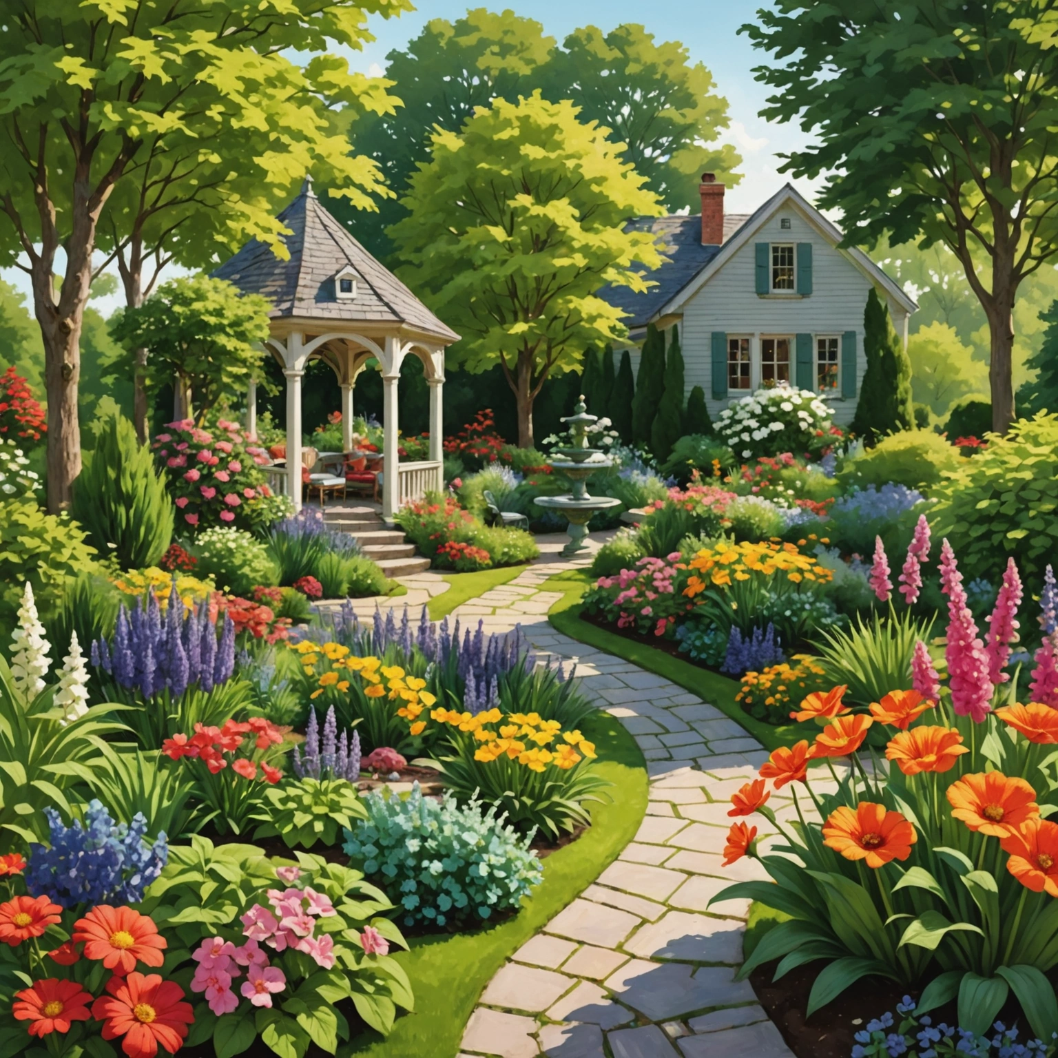 Идеальный сад: как создать зелёный уголок, который будет радовать глаз и душу