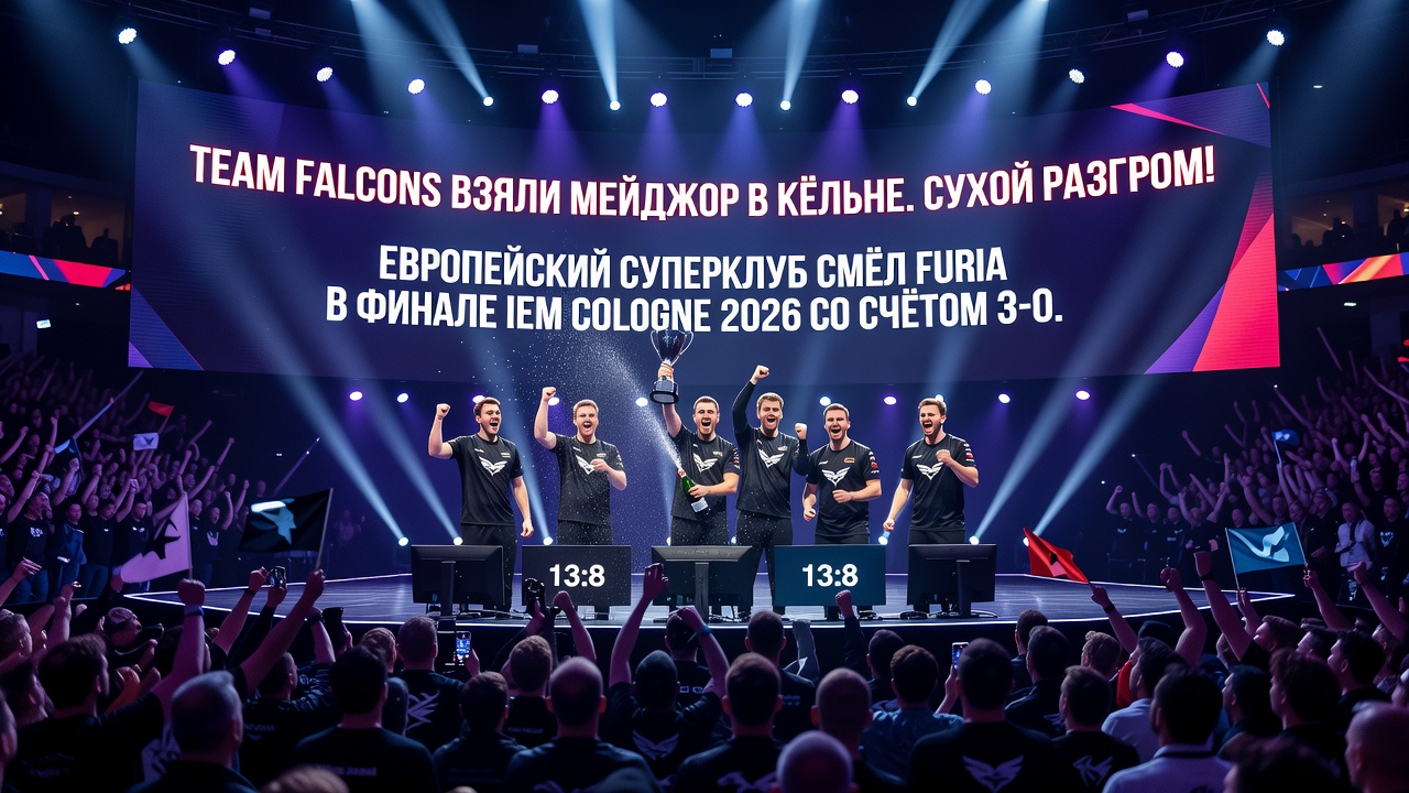 Team Falcons взяли Мейджор в Кёльне. Сухой разгром!