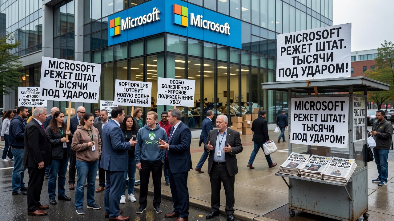 Microsoft режет штат. Тысячи под ударом!