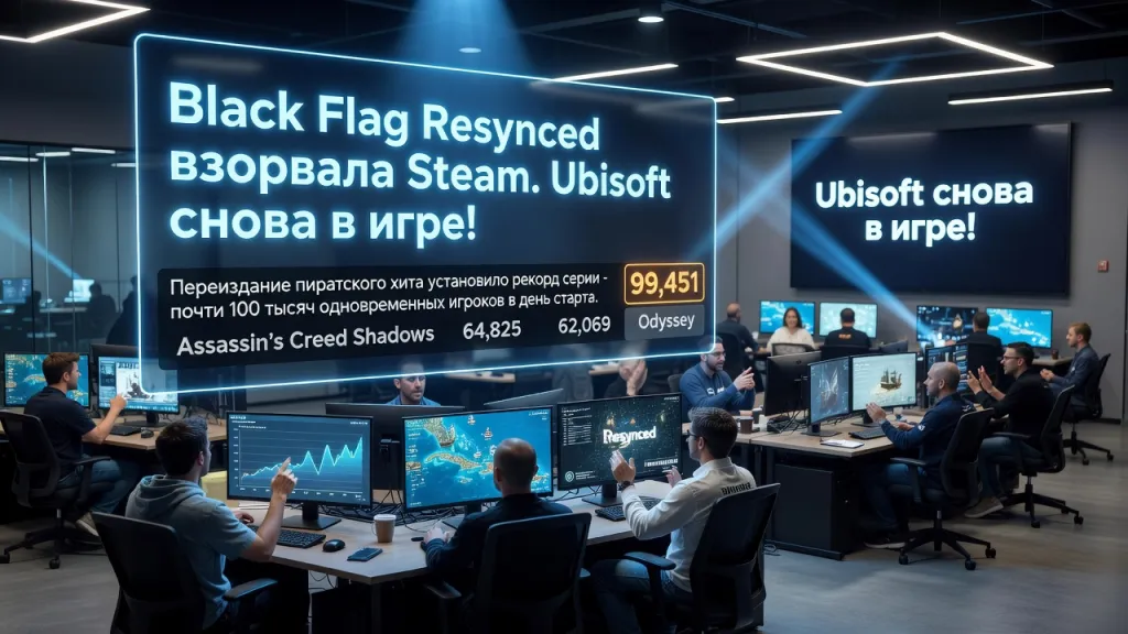 Black Flag Resynced взорвала Steam. Ubisoft снова в игре!