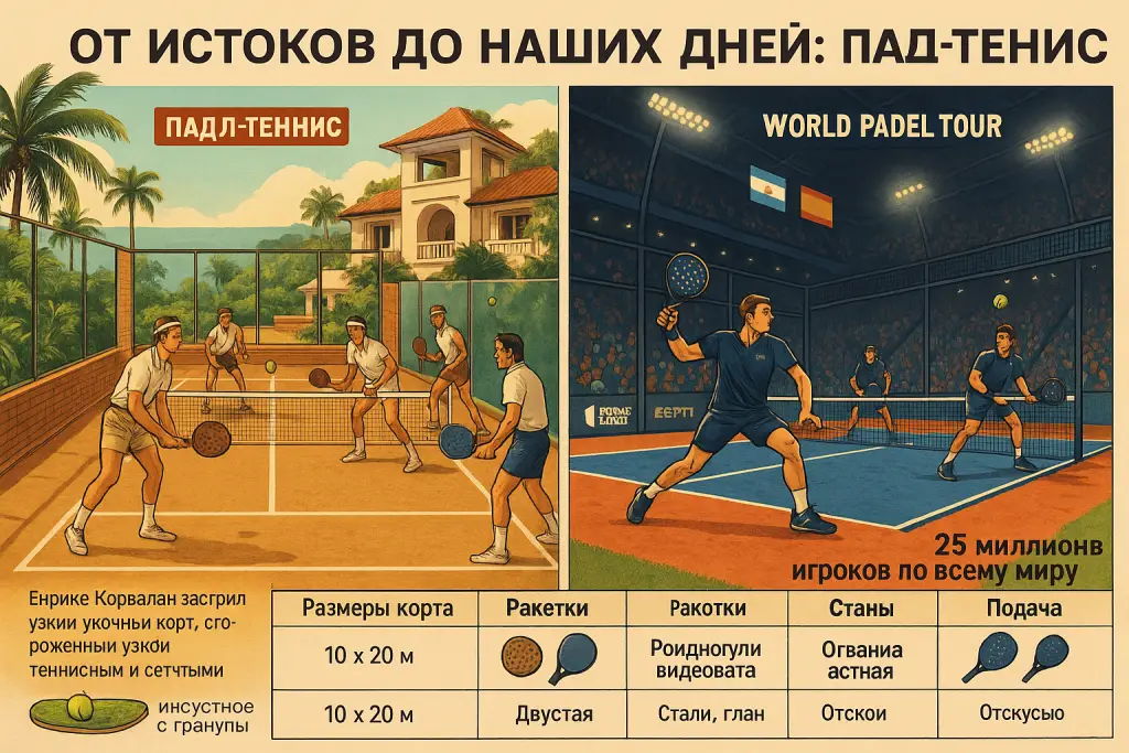 От истоков до наших дней: падлл теннис