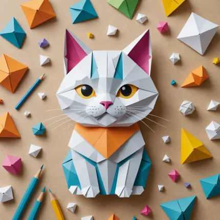 Котик из бумаги: особенности, виды и применение